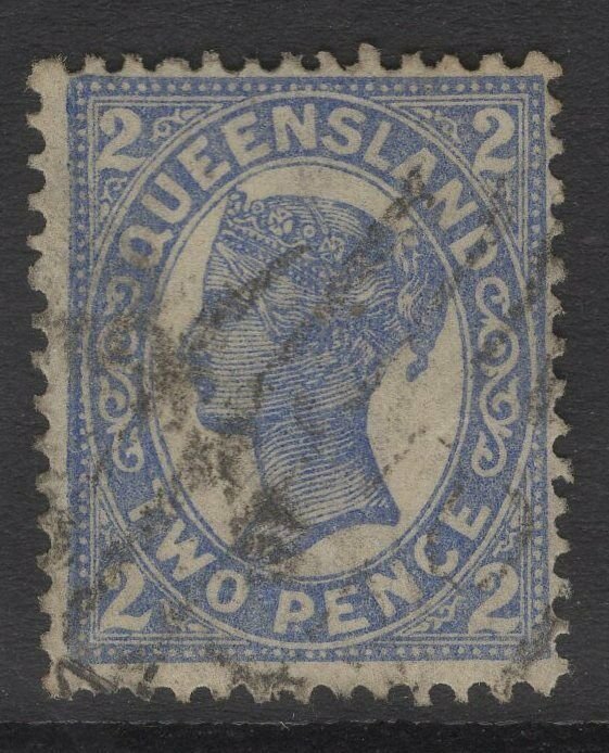 QUEENSLAND SG234 1897 2d BLUE USED