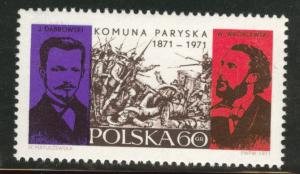 Poland Scott 1796 MNH** 1971 Paris Commune stamp