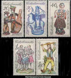 Czechoslovakia Scott 2212-2216 Mint never hinged.