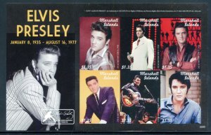 MARSHALL ISLANDS 2022 ELVIS PRESELY  IMPERF SHEET MINT NH