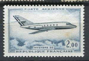 FRANCE; 1960 early AIR issue fine Mint hinged 2Fr. value