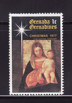 Grenada Grenadines 230 MNH Christmas, Paintings (B)