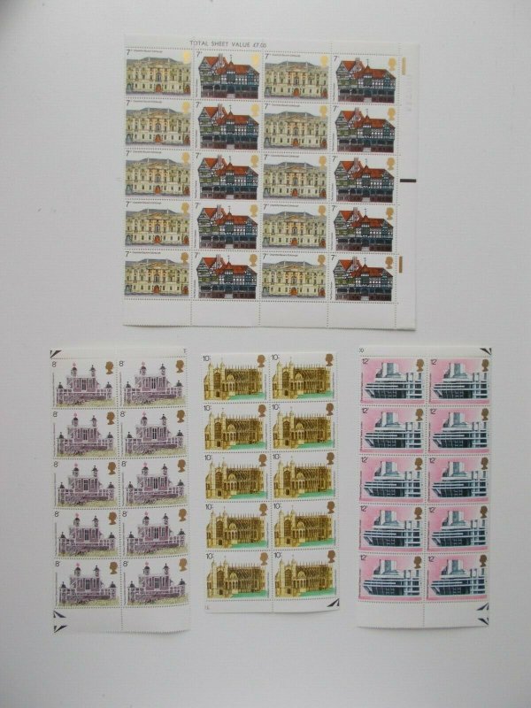 GB Wholesale Offer 1975 Architecture x 10 Sets U/M plus A Great Price & FREE p&p