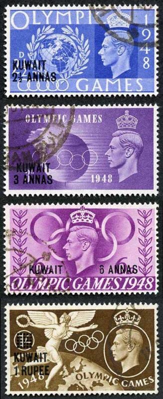 Kuwait SG76/9 Olympic games set Fine Used