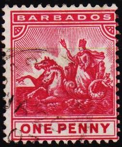 Barbados. 1892 1d S.G.107 Fine Used