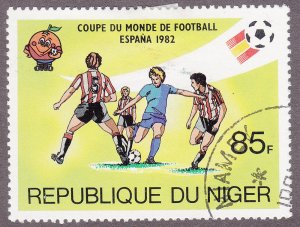 Niger 559  Spain '82 World Cup Soccer 1981