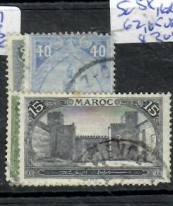 FRENCH MOROCCO  SC 55, 60, 62, 65  VFU             P0522H