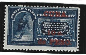 CUBA Scott # E1 Mint 10c on 10c Special Delivery stamp 2019 CV $130.00