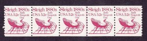 PNC5 5.2c Sleigh 1 US #1900 MNH F-VF