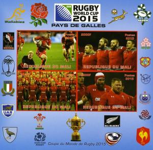 Rugby World Cup 2015 WALES Team Deluxe Ungummed Mint (NH)