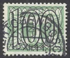 Netherlands Sc# 241 Used 1940 1g on 3c Overprints