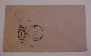 SINGAPORE CENSORED 1940 COVER TO USA FORWARDED B/S