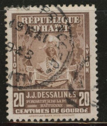 Haiti  Scott C46 used airmail stamp