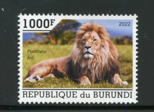 BURUNDI 2021 LION  STAMP MINT NEVER HINGED