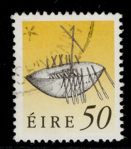 IRELAND QEII SG761, 1990 50p black & lemon, FINE USED. 