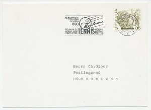 Card / Postmark Switzerland 1983 Tennis