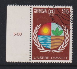 United Nations Vienna  #25 cancelled  1982  human environment 5s