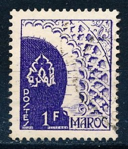 French Morocco #250 Single Used