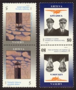 Lithuania Sc# 457a-8a MNH World Lithuanian Unity Day (Pairs)