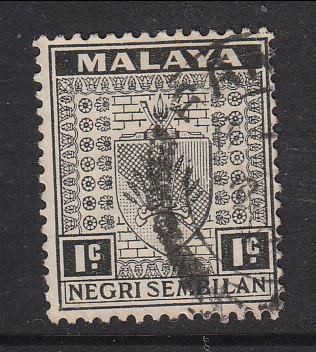 Malaya Negri Sembilan 1935 Sc 21 1c Used