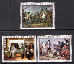 Chad C57-C59 Paintings MNH VF