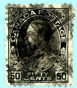 Canada, Scott #120a, Used, black shade