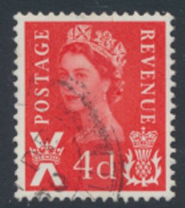 Scotland  GB Regional   SG S10 SC# 10  - Used  1 Phosphor band  see detail / ...