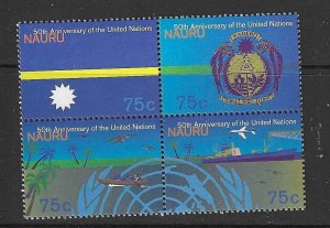 NAURU SG430 1995 UNITED NATIONS MNH