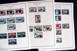 COLOR PRINTED TRISTAN DA CUNHA 1952-2010 STAMP ALBUM PAGES (139 illustr. pages)