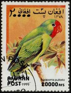 Afghanistan sw1958 - Cto - 20,000a Red-headed Lovebird (Cinderella) (1999)