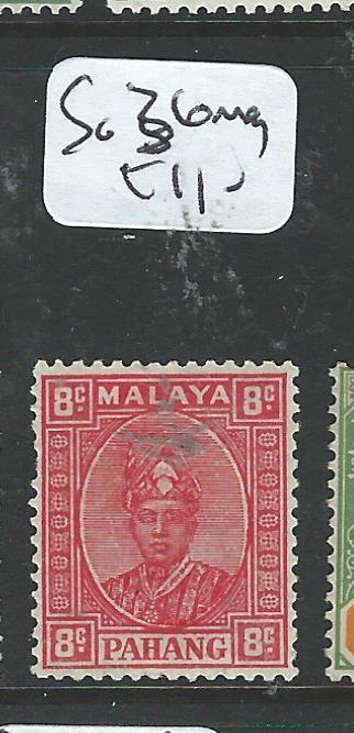 MALAYA PAHANG (PP2607B) 8C RED SULTAN SG 36  MOG