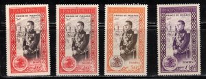 MONACO Scott # 247-9 MH - Prince Rainier
