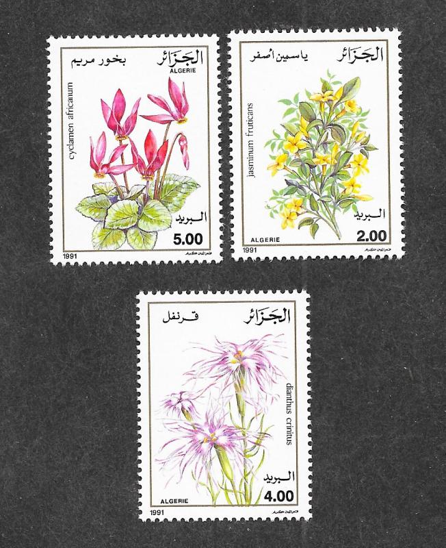 Algeria 936-938 Mint NH MNH Flora Fauna Flowers!