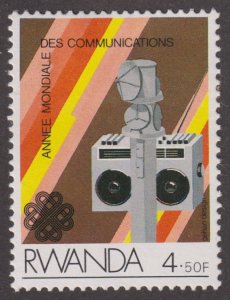 Rwanda 1177 World Communications Year 1984