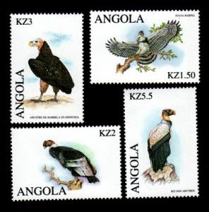 Angola # 1138-1141 Mint NH Birds!