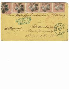 Scott #65 Fine-on cover.