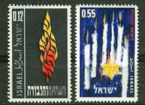 Israel # 220-21  Martyrs Day   (2)  Mint NH