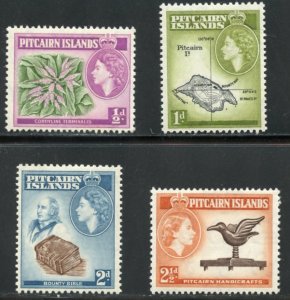 Pitcairn Islands Scott 20-23 - Unused VFVLHOG - SCV $8.40