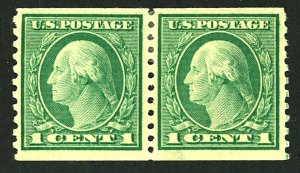 U.S. #490 MINT PAIR OG HR