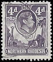 NORTHERN RHODESIA   #36 USED (1)