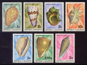 Maldives Sc# 786-92 MNH Shells