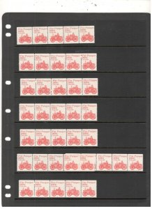 US COIL STRIP COLLECTION,ALL MINT