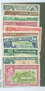 Pitcairn Islands #1-8 Unused Single (Complete Set)