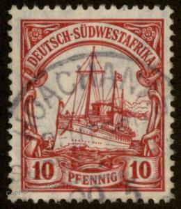 German SW Africa HOACHANAS DSWA Mi26 Wmk Yacht Crease 79022