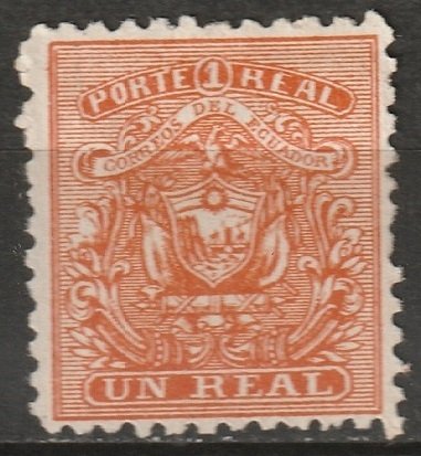 Ecuador 1872 Sc 10 MNG(*)