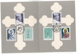 Poland 2000 Special Folder Pack Stamps Scott 3520-3522 Pope John Paul II Vatican