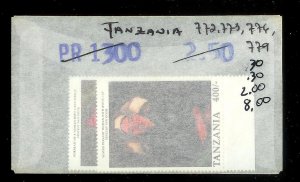 TANZANIA Sc#776, 779 Complete Mint Never Hinged Singles