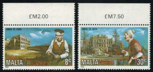 Malta Scott 612-613 Mint never hinged.