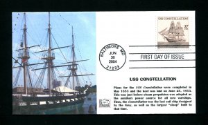 Sc. 3869 USS Constellation FDC - Tom's Cachet Designs   