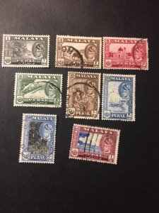 Malaya Perak sc 127,129-135 u